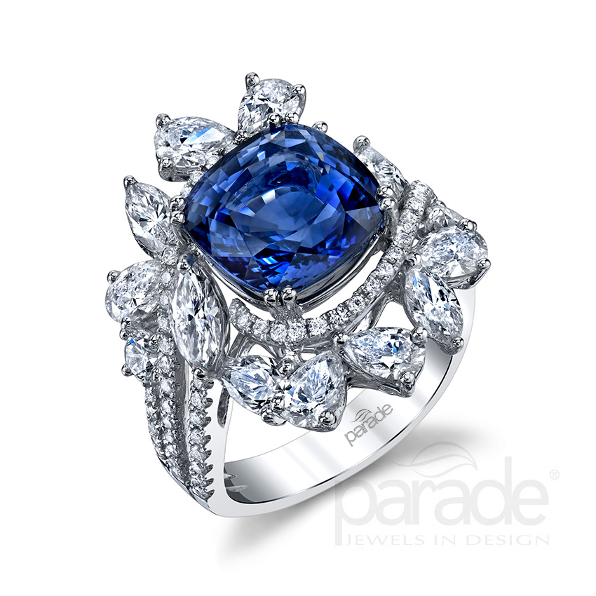 Diamond and Sapphire ring.