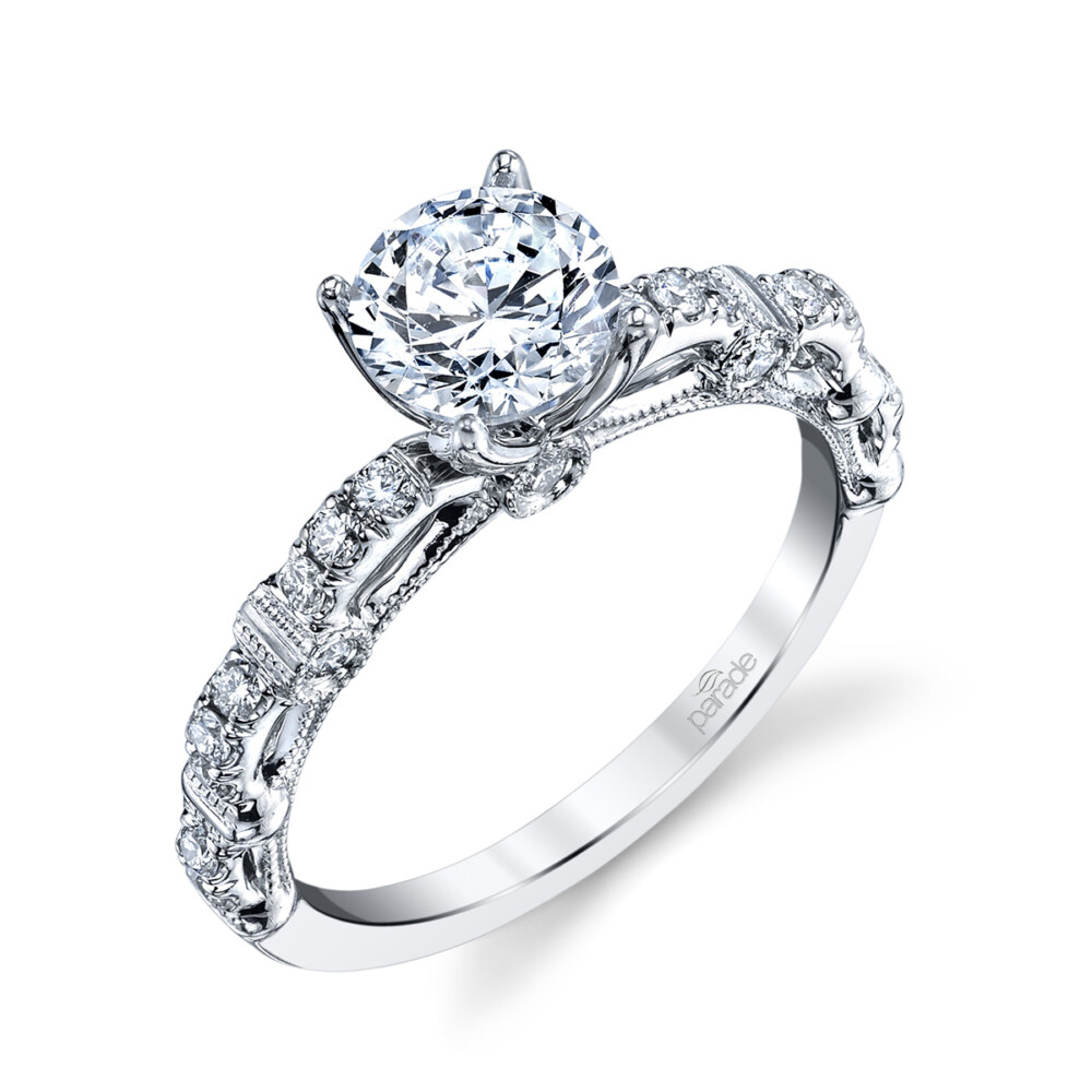 Contemporary designer diamond engagement ring from the Hemera Bridal collection by Parade Design.