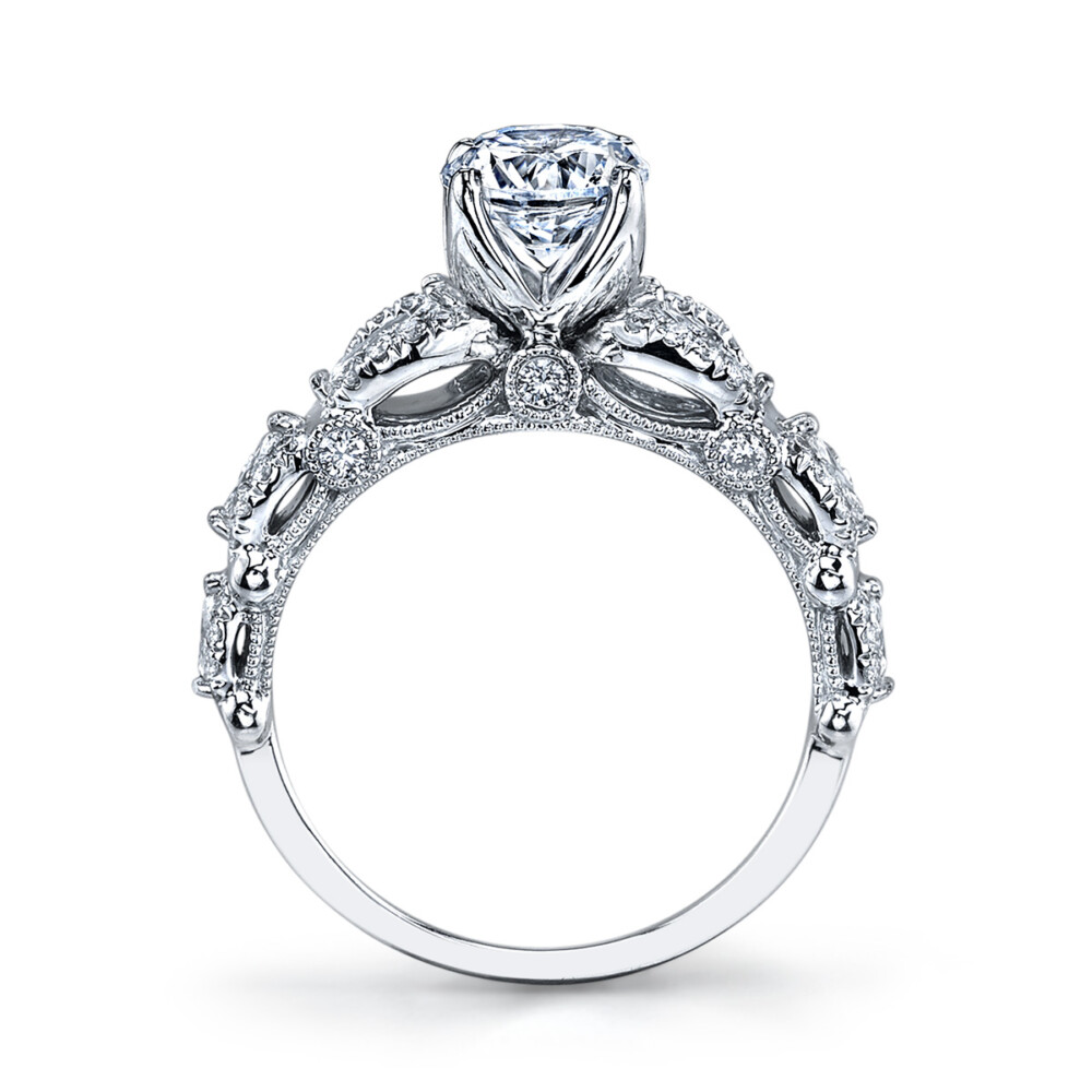 Contemporary designer diamond engagement ring from the Hemera Bridal collection by Parade Design.