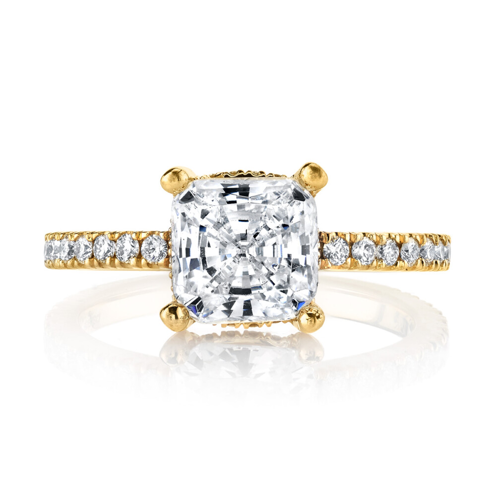 Cushion designer diamond engagement ring by Parade Design.