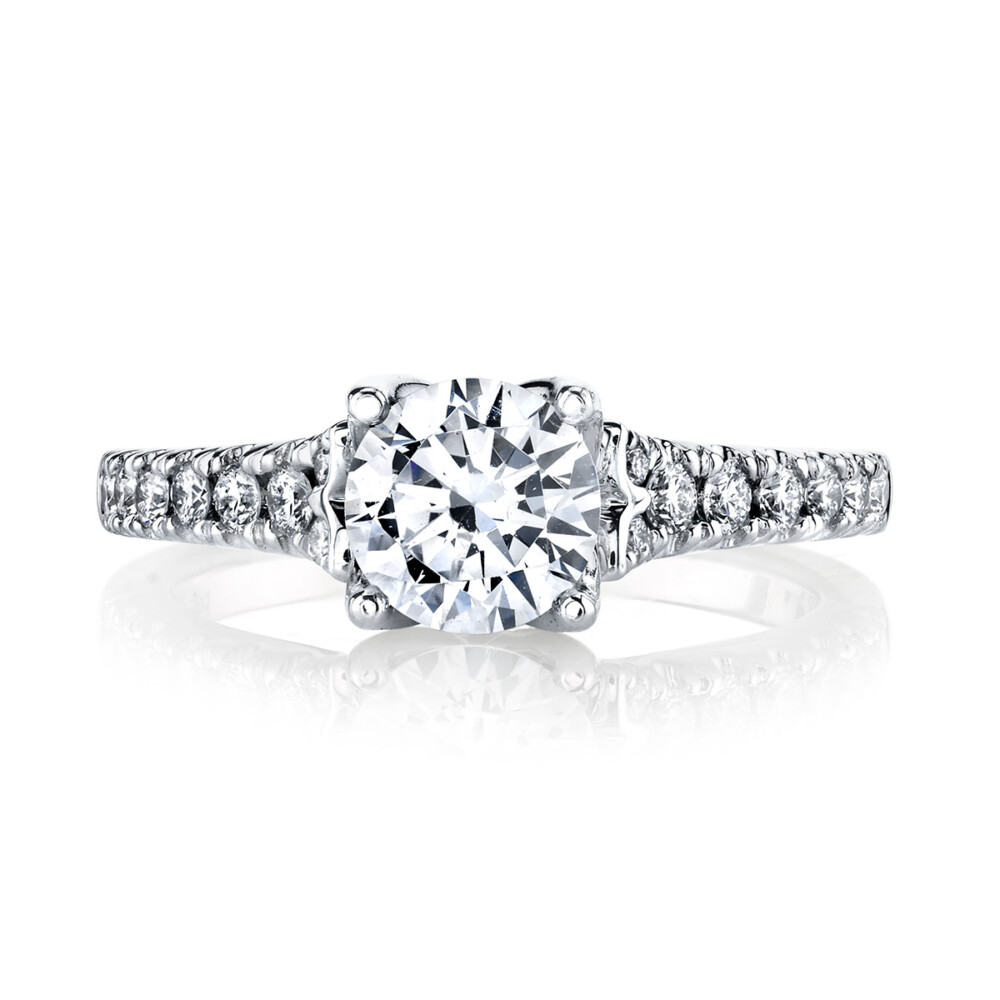 Classic designer diamond engagement ring by Parade Design.