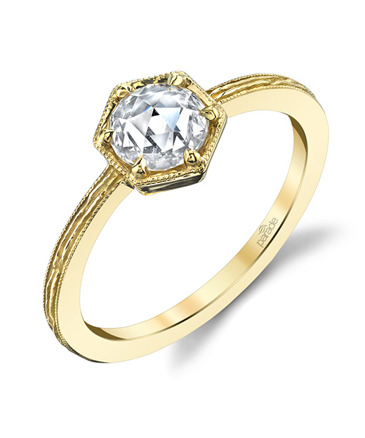 Designer diamond engagement ring by Parade Design.