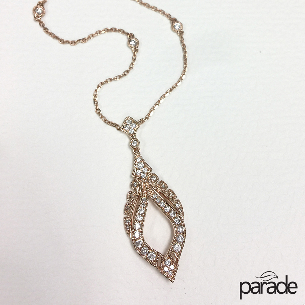 Designer diamond necklace by Parade Design.