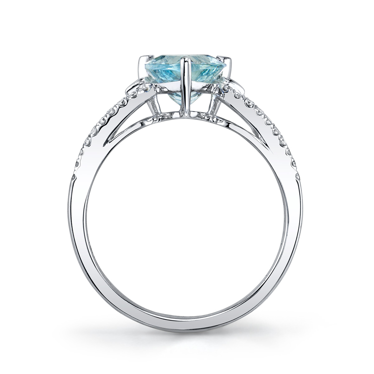 Parade In Color R4403/P1-AQ - Parade Design | Designer Engagement Rings