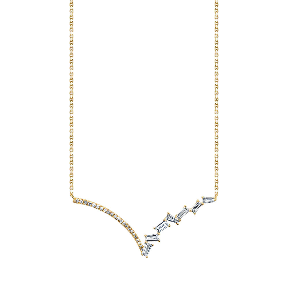 Contemporary designer diamond fashion necklace by Parade Design.