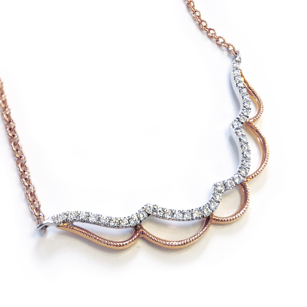 Designer diamond fashion necklace by Parade Design.