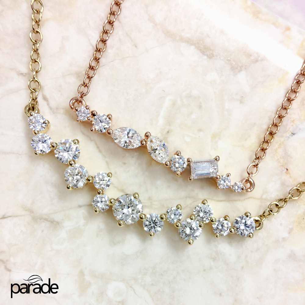 Designer diamond fashion necklace by Parade Design.